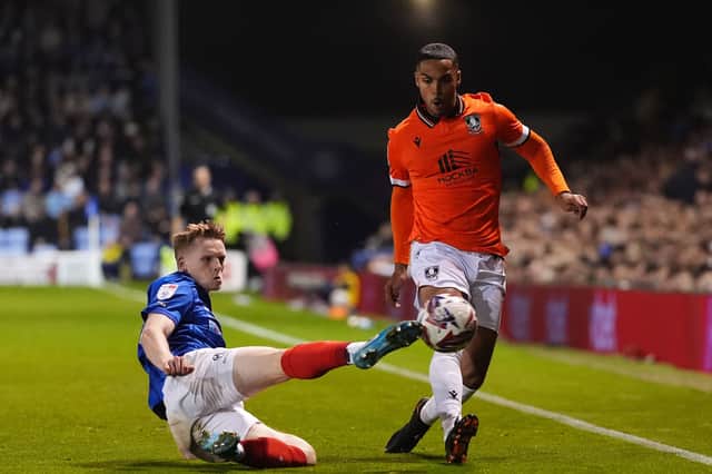 Terry Devlin was Pompey's star man against Sheffield Wednesday after suddenly returning from the cold. Picture: Adam Davy/PA Wire.