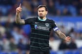 Marlon Pack picked up his third yellow card of the season against Swansea City. The Pompey skipper must avoid repeating that in the next two games. (Getty Images)