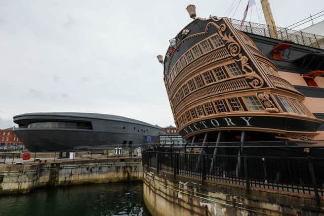Mary Rose Exhibition and HMS Victory at Portsmouth Historic Dockyard. Scientists have analysed the wreckage of the Mary Rose.