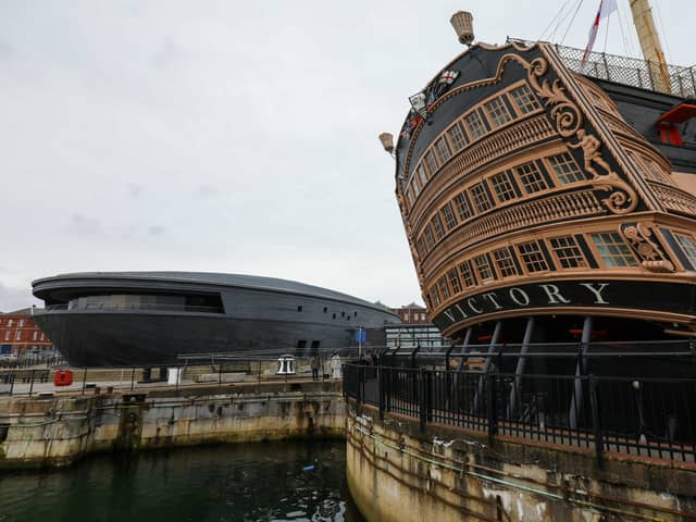 Mary Rose Exhibition and HMS Victory at Portsmouth Historic Dockyard. Scientists have analysed the wreckage of the Mary Rose.