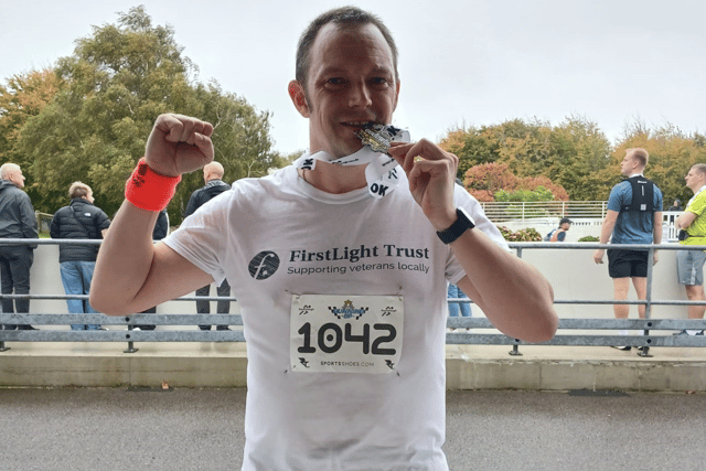 Kevin Dove is running 100 10ks to raise funds for the First Light Trust charity based in Gosport, who support military veterans.