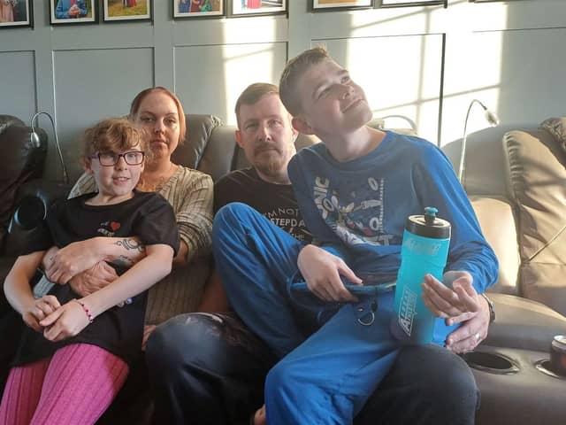 The Phipps Family: Tara, Poppy, Paul and Jack.