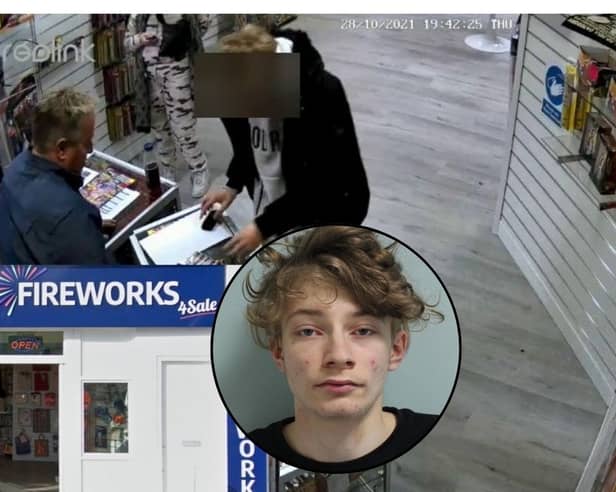 Caught on CCTV: Chilling words as teen is sold fireworks used to kill pensioner