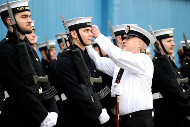 Royal Navy personnel undergo training at HMS Excellent. Pictures from rehearsals at HMS Excellent on Tuesday, November 5, 2024.