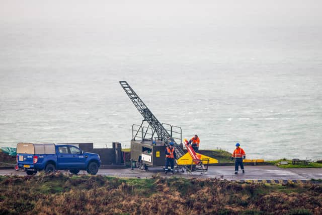 The force fired its new Martlet missile from a Wildcat combat helicopter to take down a drone flying at hundreds of miles an hour over the Bristol Channel.