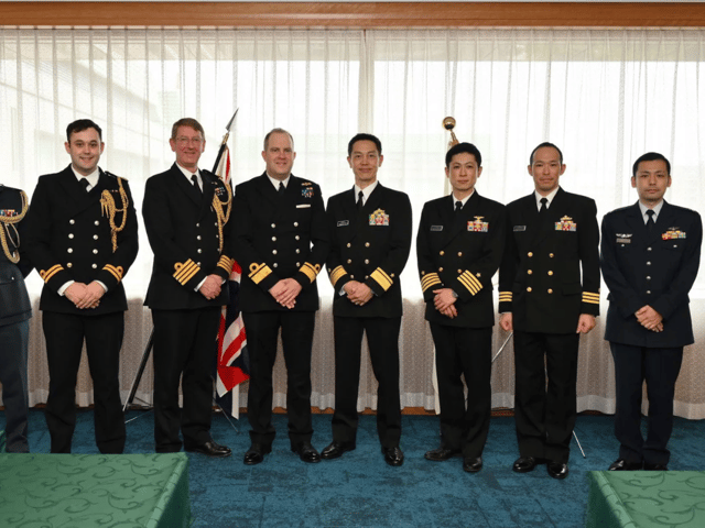 High-ranking Royal Navy officials have met with their Japanese counterparts ahead of HMS Prince of Wales being deployed to the Indo-Pacific region next year.