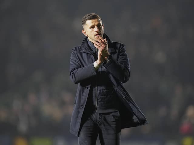 Pompey boss John Mousinho. Pic: Jason Brown/ProSportsImages