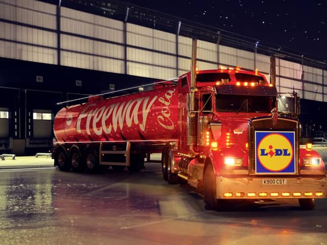 Lidl has unveiled its very own Christmas cola truck, set to tour Great Britain from November 14 to December 1 for the first time ever. 