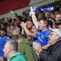 Pompey fans made their presence felt at Plymouth on Tuesday night
