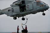 Pilots aboard HMS Queen Elizabeth have been undertaking aviation drills after leaving Portsmouth earlier this week.