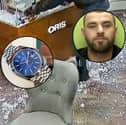 Rolex robber caught on CCTV during £130,000 heist at Nottingham jewellery store