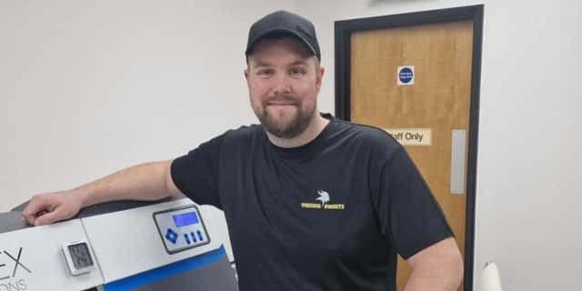 Sean Logan, owner of Viking Prints, will be opening the doors of his new shop this weekend after being awarded a grant by Havant Borough Council in its vacant shop scheme.