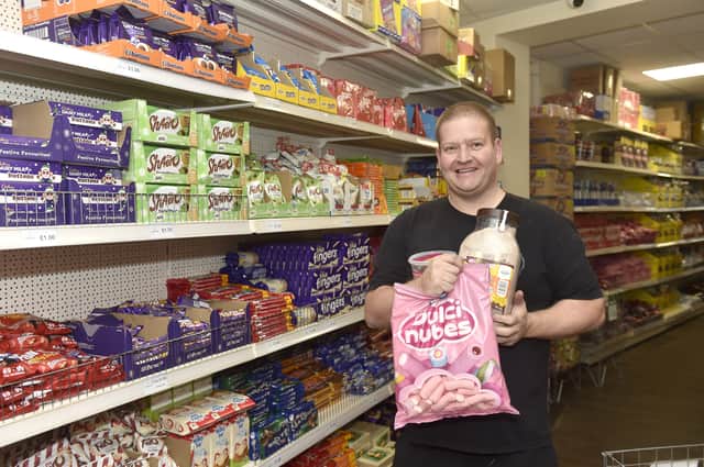 Paul Carter in the new High Street P&Js shop