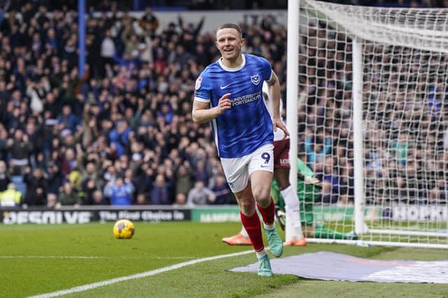 Colby Bishop is a shock inclusion on Pompey's bench for the visit of Preston. Picture: Jason Brown/ProSportsImages