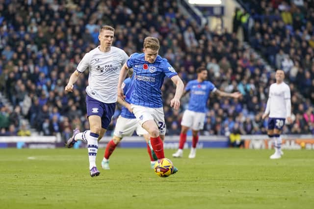 Terry Devlin believes he has adjusted well to a right-back role at Pompey. Picture: Jason Brown/ProSportsImages