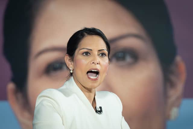 Dame Priti Patel, Conservative, challenged the Labour government on its defence spending pledge while doing the media rounds on Remembrance Sunday.