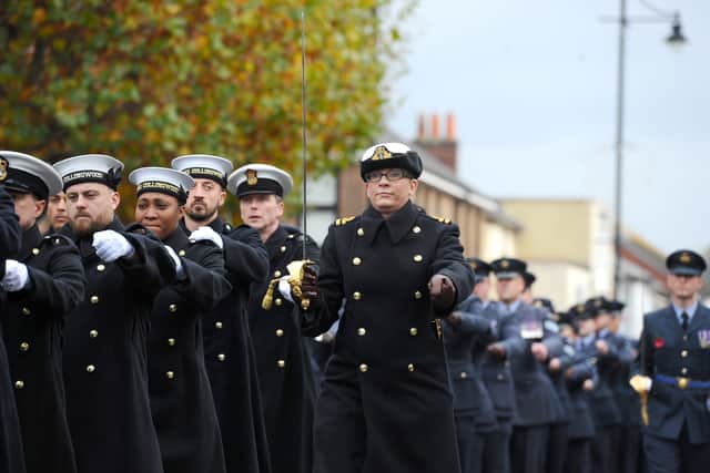 Fareham Remembrance Sunday on Sunday, November 10, 2024.