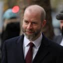 Britain's Business, Energy and Industrial Strategy Secretary Jonathan Reynolds arrives to give evidence to the Post Office Horizon IT Inquiry. Credit: ADRIAN DENNIS/AFP via Getty Images