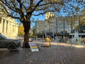 Work is starting at Guildhall Sqaure as the city prepares for the highly anticipated ice rink which will be returning at the end of this month. 