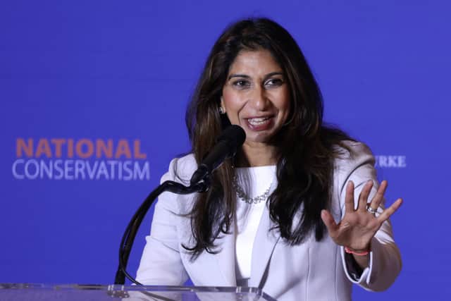 Fareham and Waterlooville MP Suella Braverman said both Royal Navy aircraft carriers are "underpowered" and need help from a bolstered fleet.
