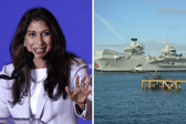 Fareham and Waterlooville MP Suella Braverman said HMS Prince of Wales and HMS Queen Elizabeth are "underpowered" and need help from a bolstered Royal Navy fleet.