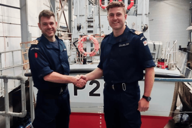Lt Keaton Layland-Jones has assumed command of HMS Puncher, with the previous Commanding Officer Lt Alex Snow making way.