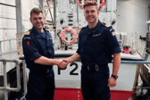 Lt Keaton Layland-Jones has assumed command of HMS Puncher, with the previous Commanding Officer Lt Alex Snow making way.