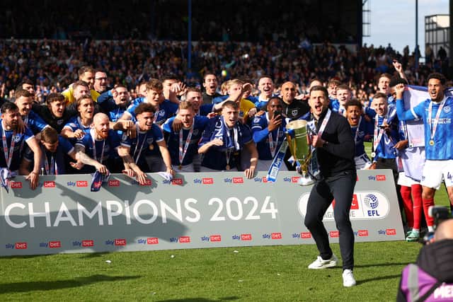 John Mousinho has this week marked two years as Pompey’s head coach. Picture: Peter Nicholls/Getty Images