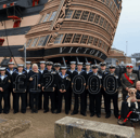 Members of the ship's company aboard HMS Victory have raised over £10k for Hounds for Heroes.