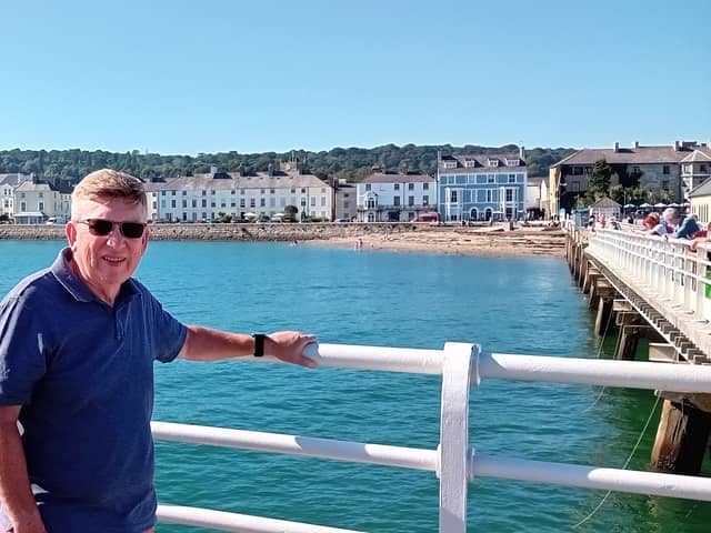 Peter Ellis, 69, was diagnosed with prostate cancer after an unlucky golf injury. 
