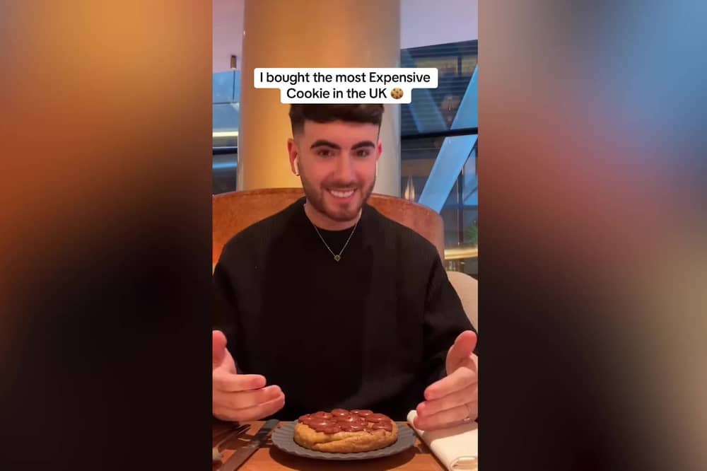 Callum Ryan tries the 'UK's most expensive cookie'.