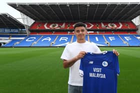 Pompey lost out on Alex Robertson as he moved to Cardiff City this summer from Manchester City. Pic: Cardiff City FC