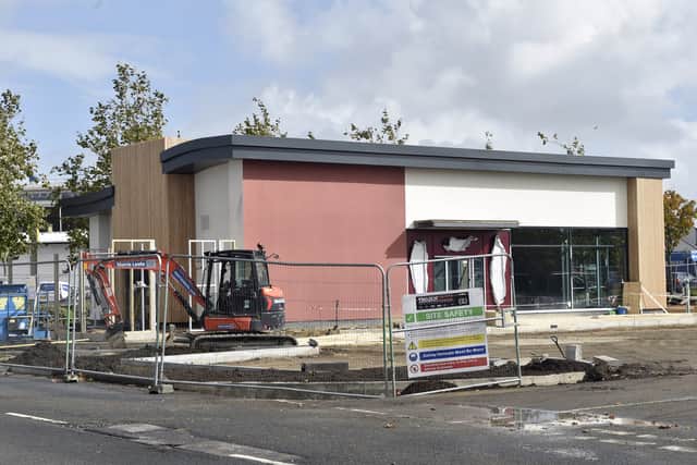 Costa being built at The Pompey Centre in Portsmouth.

Picture: Sarah Standing (081024-3075)