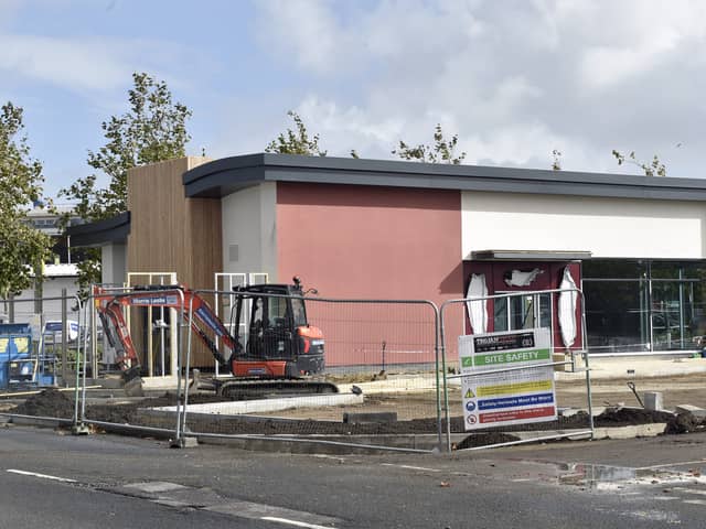 Costa being built at The Pompey Centre in Portsmouth.

Picture: Sarah Standing (081024-3075)