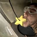 Dean McCullough takes on ‘Sinister Sarcophagus’ Bushtucker Trial.