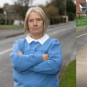 Sewage flows down streets in Drakes Broughton.