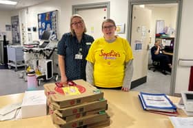Three Specsavers stores are supporting Sophie's Legacy this Christmas by sponsoring the popular pizza nights and hosting drop off points for goods.