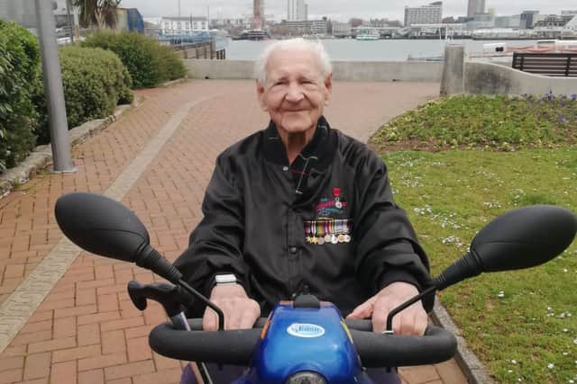 An inquest has heard that Frederick Temple, a 'stoic' D-Day veteran, died after choking on a full English breakfast.