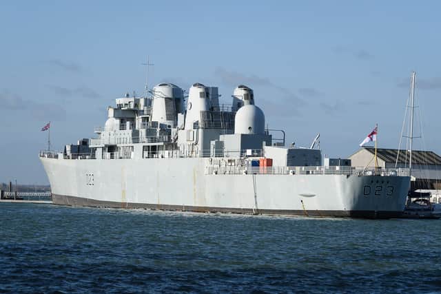 HMS Bristol, a Portsmouth-based ship which played a role in The Falklands War and was previously used as a Harbour Training Ship, is due to be scrapped next year.
