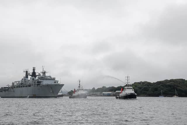 Defence secretary John Healey has defended the decision to decommission HMS Albion and HMS Bulwark, stating they were "mothballed". Pictured - HMS Albion.