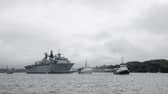 Further details have been given about the Multi Role Strike Ships, which are due to replace HMS Albion and Bulwark. Pictured - HMS Albion.