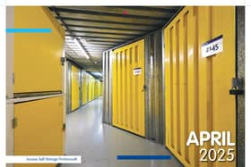 Portsmouth has been selected as Mr April in Access Self Storage's self titled 'most boring calendar ever'.