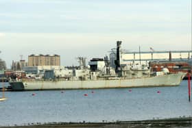 The future of the former Royal Navy Type 23 frigate HMS Montrose remains in doubt after not being sold while being put out for tender. Pictured: Ex-Montrose sailing near Portsmouth on November 11, 2024.