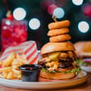 The Christmas burger from TGI Fridays