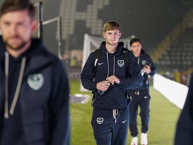 Pompey youngster Toby Steward
