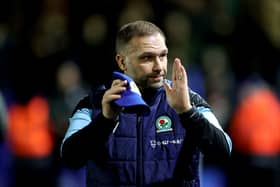Blackburn manager John Eustace