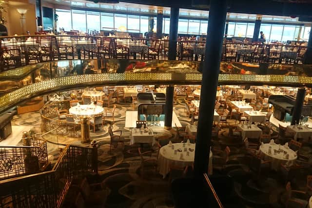 One of the many restaurants aboard MS Borealis.