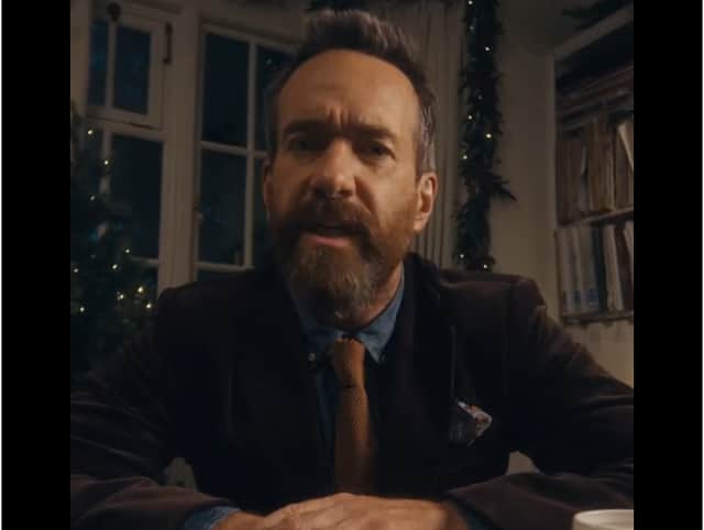 Matthew Macfadyen as The Detective in Waitrose Christmas advert. Photo: Waitrose/ Twitter