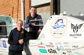 The HMS Oardacious Royal Navy team have been delayed in returning home as they continue to complete the “World’s Toughest Row”. From left: Lieutenant Commander Ali Aindow and Petty Officer Aaby Aldridge.