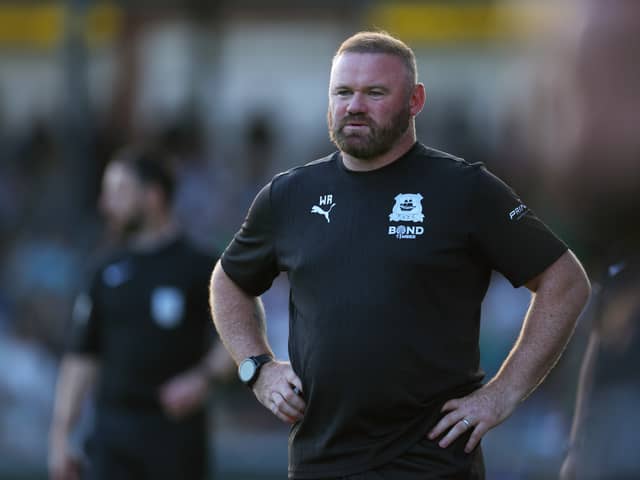 Wayne Rooney was left furious with the performance of his Plymouth Argyle team. (Getty Images)